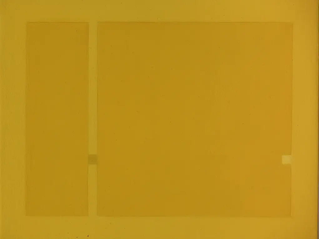 A yellow painting